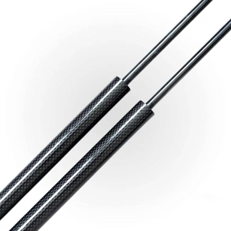 Kofferraum Gasdruckfeder Für Civic FK Fließheck 2012-2015 596,5 MM Gasfeder Heckklappe Hinten Boot Shock Menge (2) Carbon Faser Stamm Streben Auto Gasdruckfedern(Black Carbon Fiber) von Lspbfkq