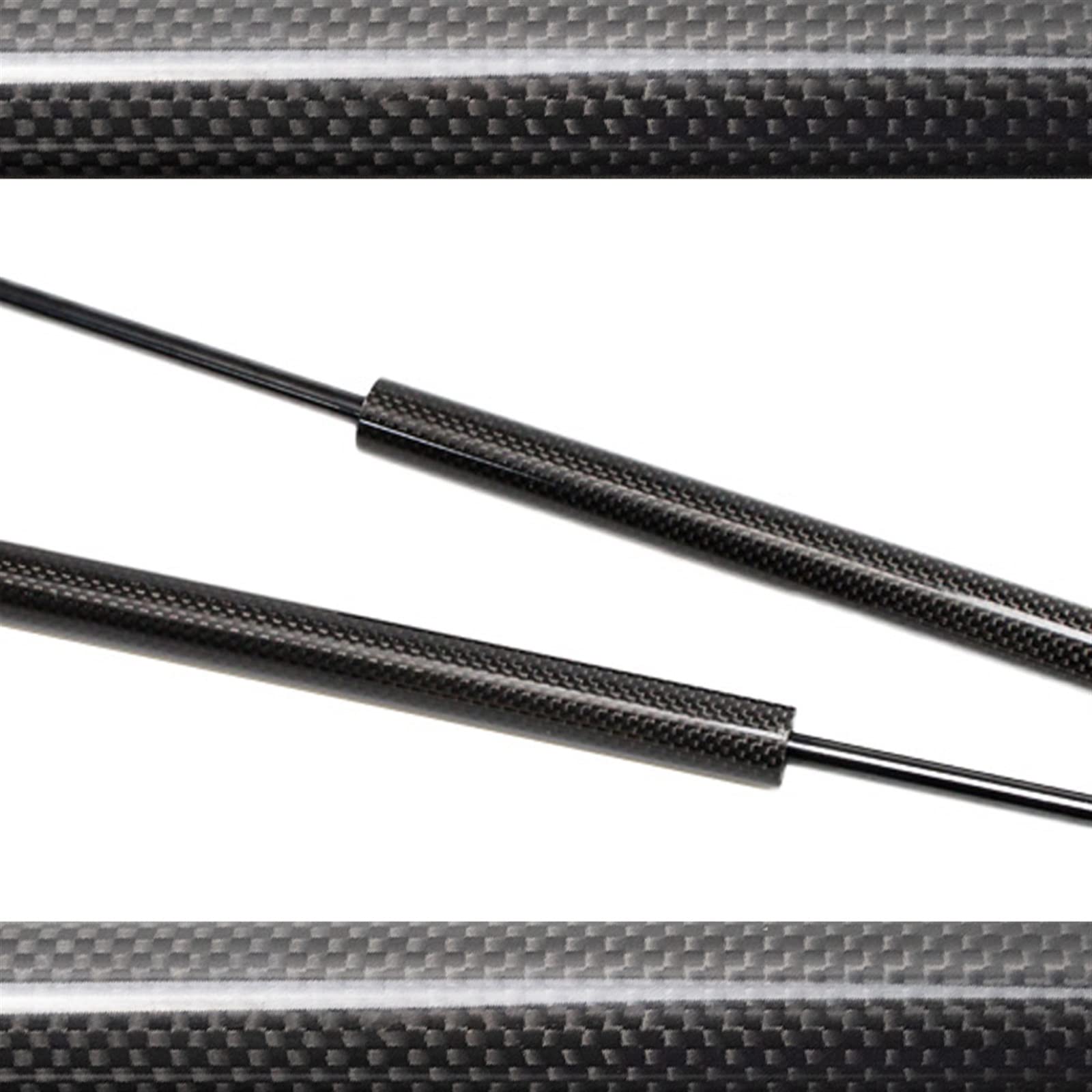 Kofferraum Gasdruckfeder Für Nissan Für Skyline Für GT-R Für BNR34 R34 Coupe 1999-2002 Ohne Spoiler Lift Unterstützung Dämpfer Stange Schocks 84430AA400 Auto Gasdruckfedern(Black Carbon Fiber) von Lspbfkq