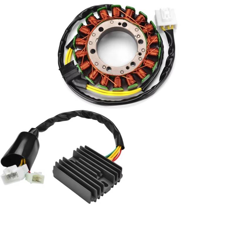 Lspbfkq Motorrad Stator Spule Für CBR929 Für CBR900 RRY/RR1 Für Fireblade 2000-2001 Mit Dichtung Motor Stator Spule Spannungsreglergleichrichter Zündstatorspule(B) von Lspbfkq