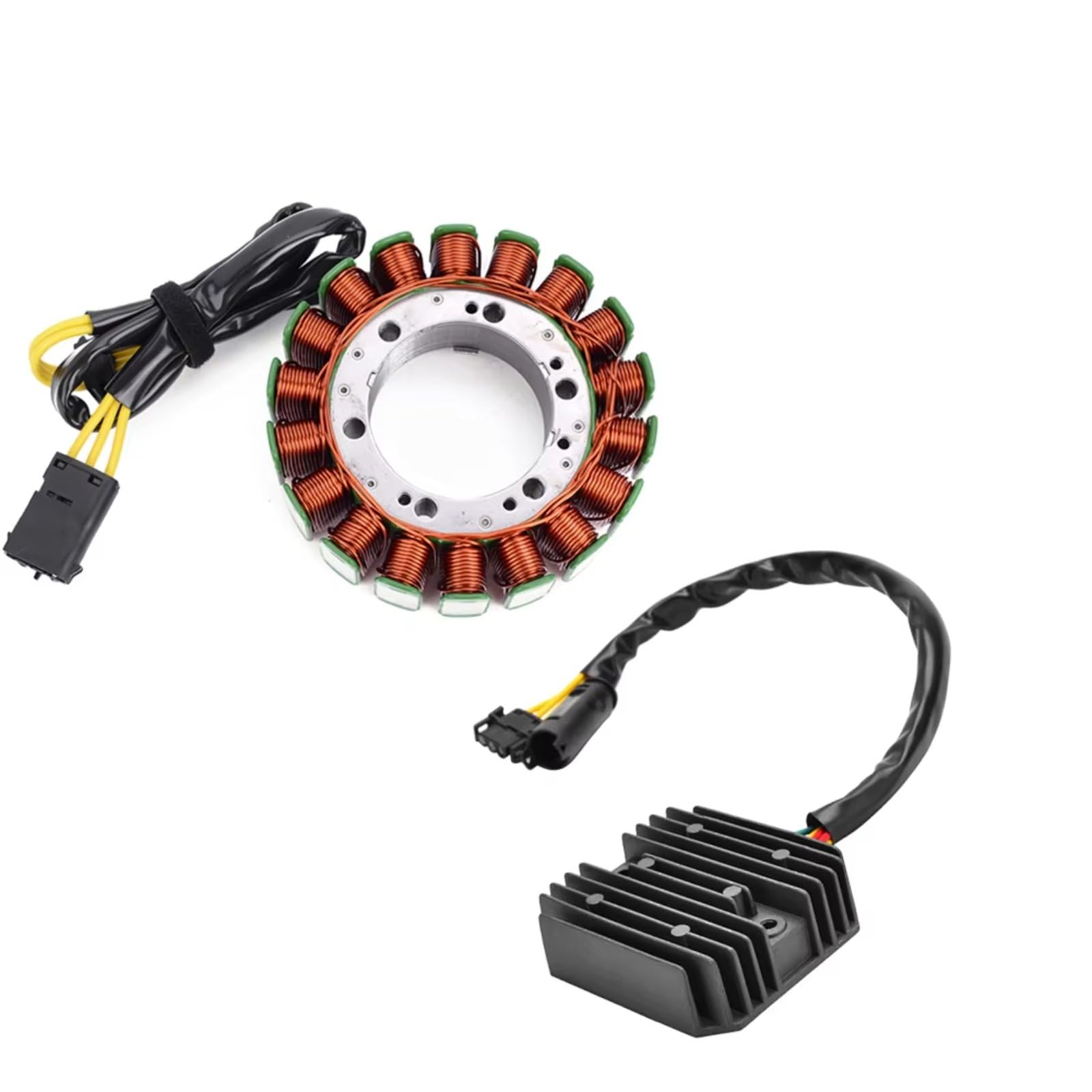 Lspbfkq Motorrad Stator Spule Für F650GS Für F700GS Für F800GS F800R 2005-2019 Mit Dichtung Motor Stator Spule Spannungsreglergleichrichter Zündstatorspule(D) von Lspbfkq