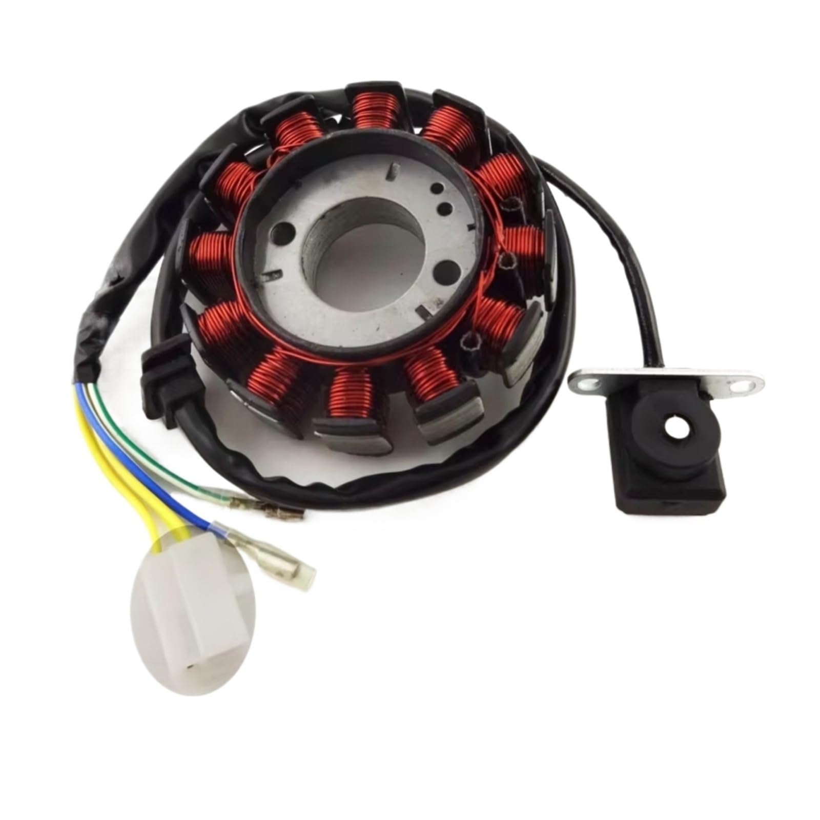 Lspbfkq Motorrad Stator Spule Für GY6 125cc 150cc Motorteile Chinesische Moped-Roller Für ATV Quad Go Kart 12 Spulen Pole Zündung Stator Magneto Rotor Zündstatorspule von Lspbfkq