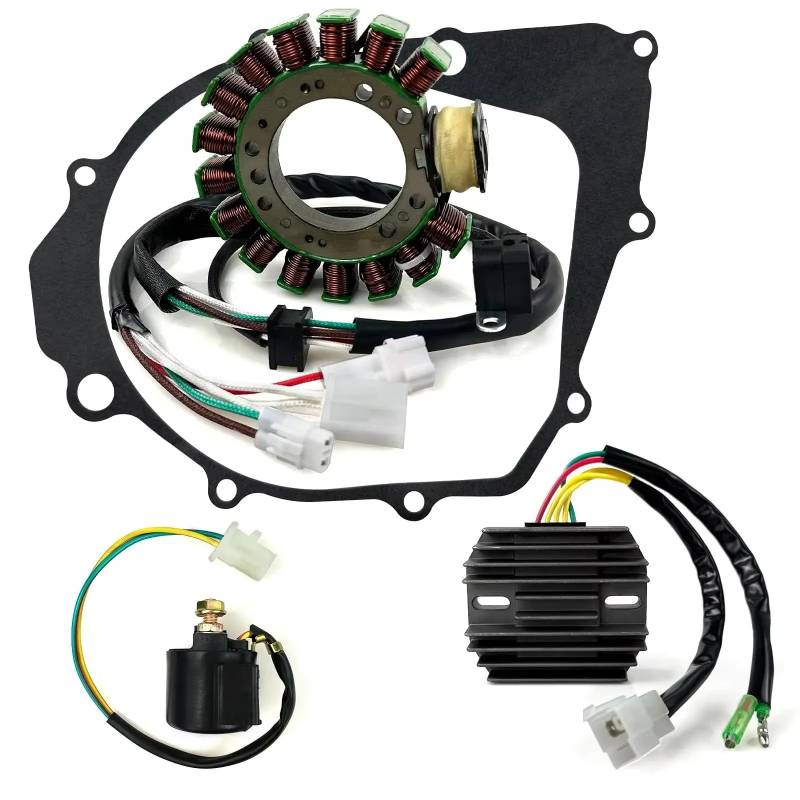 Lspbfkq Motorrad Stator Spule Für Krieger 350 Für YFM350X 1996-2001 3HN-85510-10-00 Starter Relais Magnet Stator Spule Regler Gleichrichter Stator Dichtung Zündstatorspule von Lspbfkq