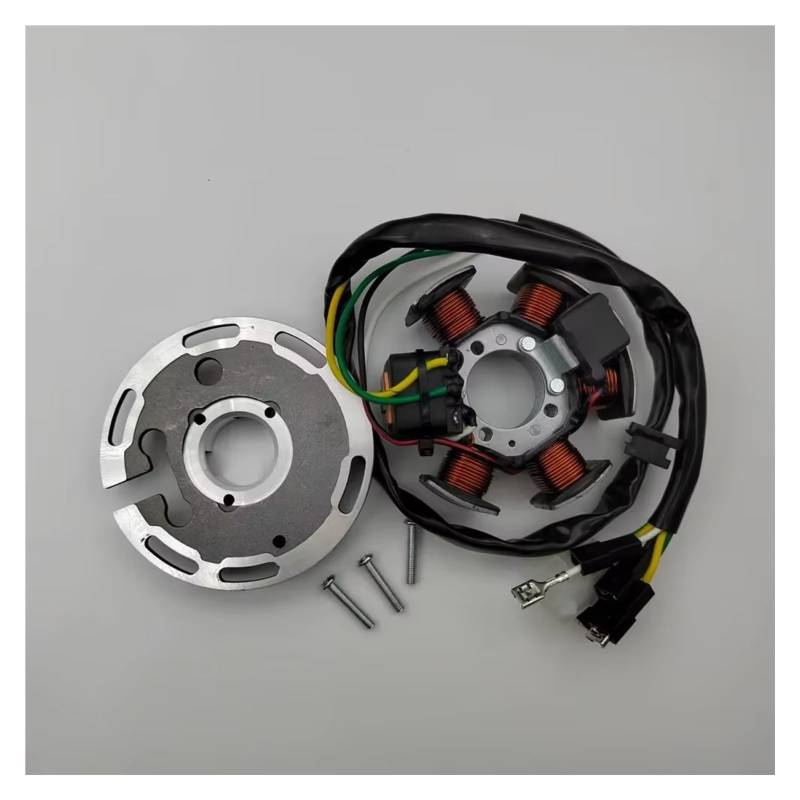 Lspbfkq Motorrad Stator Spule Für Peugeot XP6 Für XPS XR6 50 Supermotard Straße Magneto Spule Stator Zündung Zündstatorspule(6640275A) von Lspbfkq