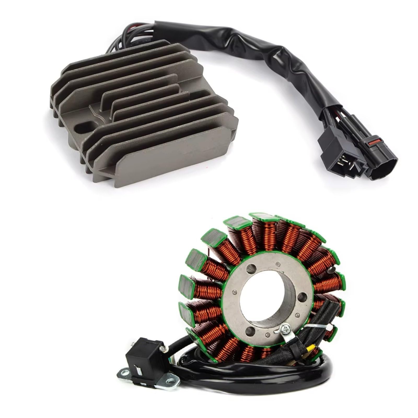 Lspbfkq Motorrad Stator Spule Für Suzuki Für SV650 2003-2012 ABS Für SV650S Für DL650 Für V-Strom Für VStrom 2007-2016 Mit Dichtung Stator Spule Gleichrichter Zündstatorspule(NO Gasket) von Lspbfkq