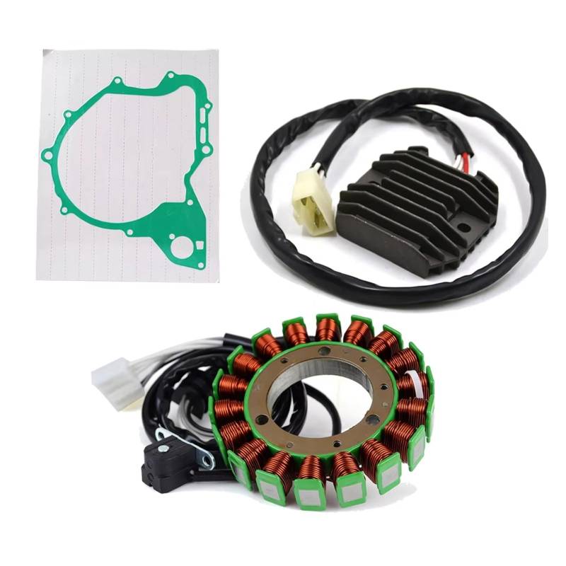 Lspbfkq Motorrad Stator Spule Für XVS650 A at Für V-Drag Für Star Für Custom Für Silverado 2013-2017 Mit Dichtung Motor Stator Spule Spannungsregler Gleichrichter Zündstatorspule(A) von Lspbfkq