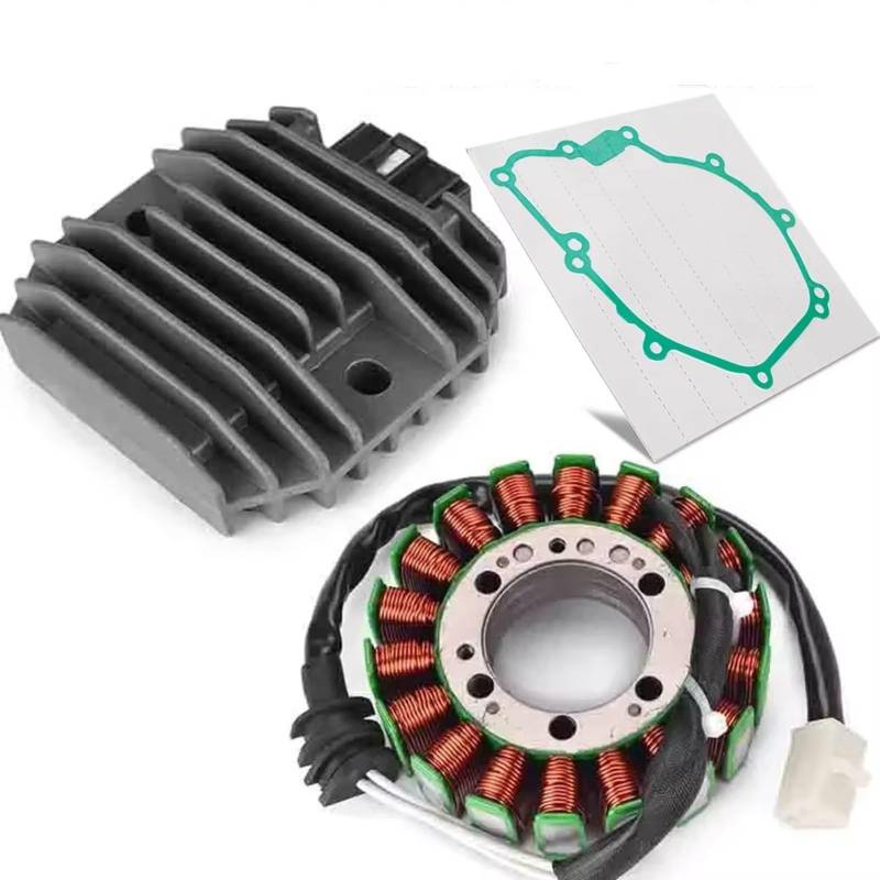 Lspbfkq Motorrad Stator Spule Für YZFR6 Für YZF-R6 1999 2000 2001 2002 Motorrad Zündung Stator Spule 12V Regler Rectifier Zündstatorspule(A) von Lspbfkq