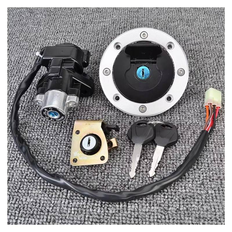 Lspbfkq Zündschlüssel Schalter Für Suzuki Für GSX400 Für GSX1200 Für Inazuma Für GSXR600 Für GSXR750 Für TL1000R Für TL1000S Tankdeckel Zündschalter Für Sitzschloss Zündschalter Sitzschloss von Lspbfkq