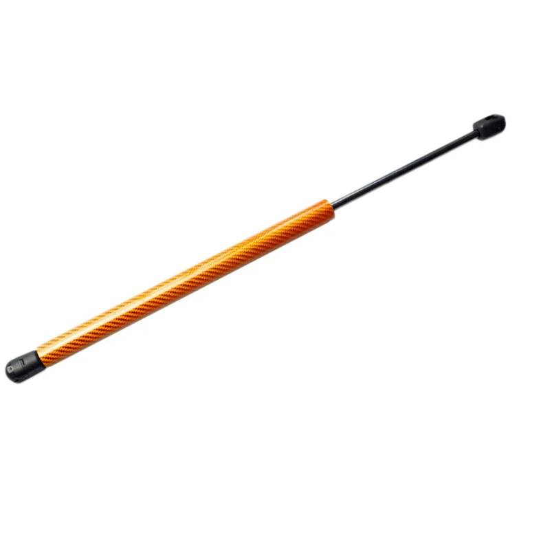 Motorhaubendämpfer Für Ford Für Fiesta MK7 2012-2019 Front Motorhaube Haube Ändern Gas Strut Prop Rod Stoßdämpfer Zubehör 1PC Dämpfer Gasfeder Motorhaube(Orange carbon fiber) von Lspbfkq