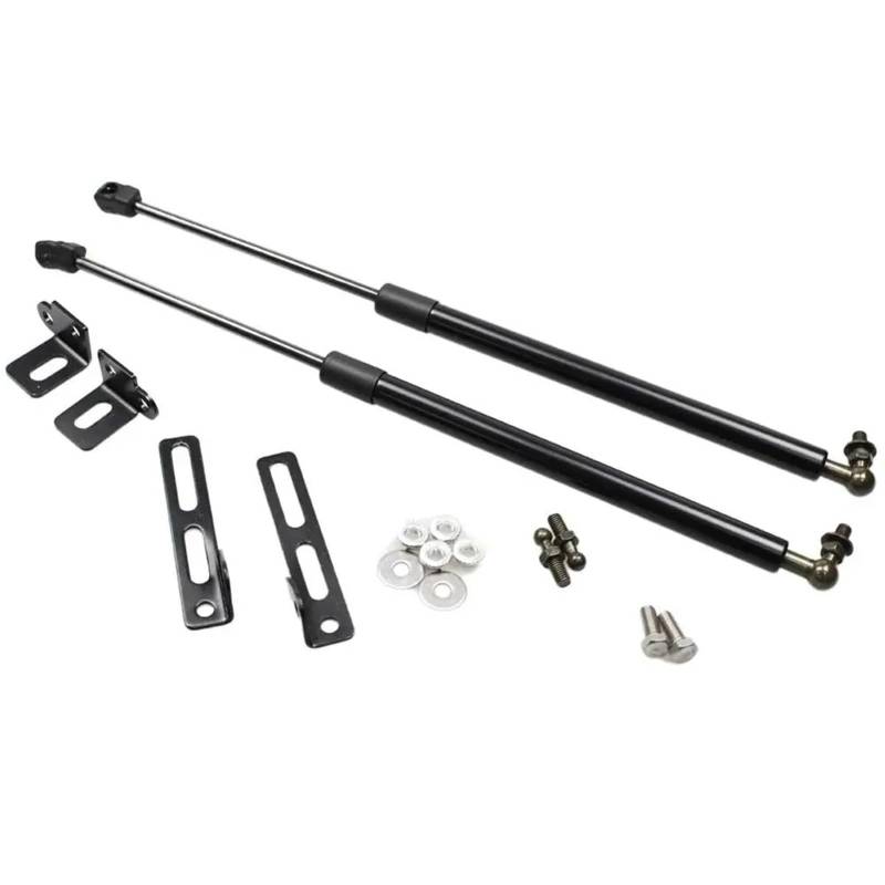 Motorhaubendämpfer Für Jade 2013-2019 Fronthaube Motorhaube Modifizieren Kohlefaser-Gasdruckfedern Stoßdämpfer Lift Unterstützt Auto-Styling Absorber Gasfeder Motorhaube(Normal black) von Lspbfkq