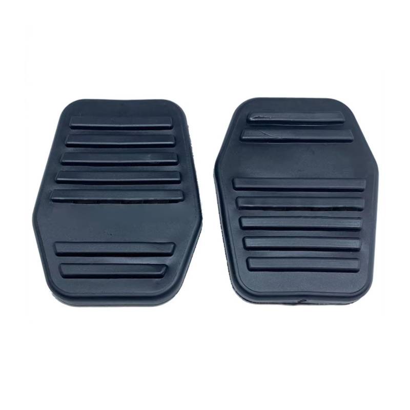 Pedalkappen Für Ford Für Fiesta MK5 Für Classic Für Ikon 2008-2004 Auto Gummi Bremse Kupplung Fuß Pedal Pad Abdeckung Pedalauflage(2X) von Lspbfkq