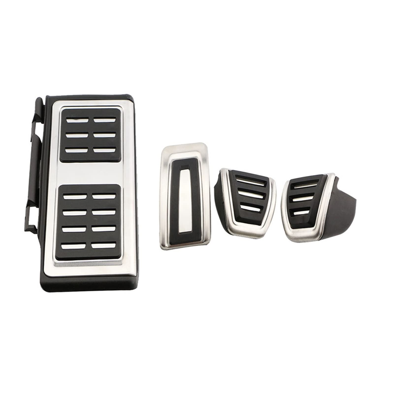 Pedalkappen Für Skoda Für Octavia A7 Für VW Für Golf 7 8 Auto Zubehör Sport Kraftstoff Bremse Toten Pedal Abdeckung Set Pedalauflage(MT 4 pcs) von Lspbfkq