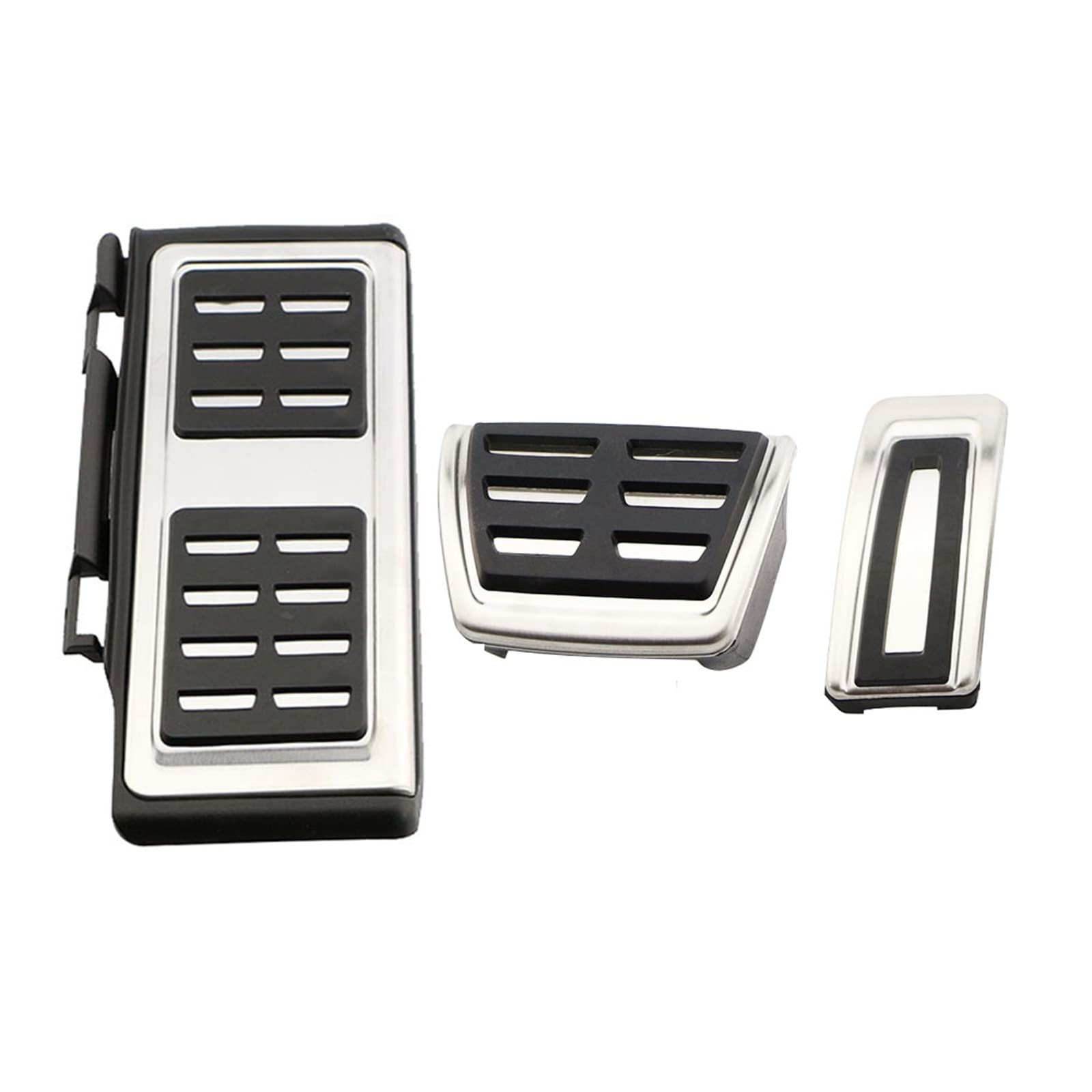 Pedalkappen Für Skoda Für Octavia A7 Für VW Für Golf 7 8 Auto Zubehör Sport Kraftstoff Bremse Toten Pedal Abdeckung Set Pedalauflage(at 3 pcs) von Lspbfkq