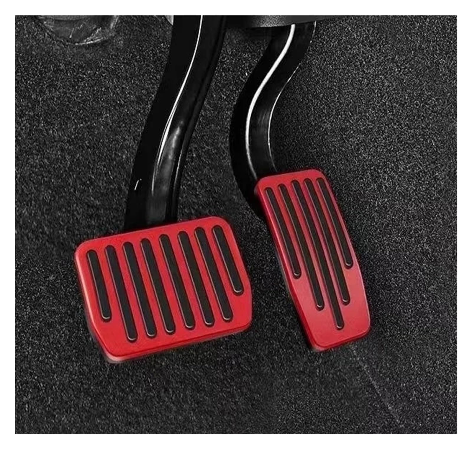 Pedalkappen Für Tesla Für Modell 3 Y Anti Slip Accelerator Bremse Rest Pedal Auto Fuß Pedal Pads Abdeckungen Pedalauflage(Red) von Lspbfkq