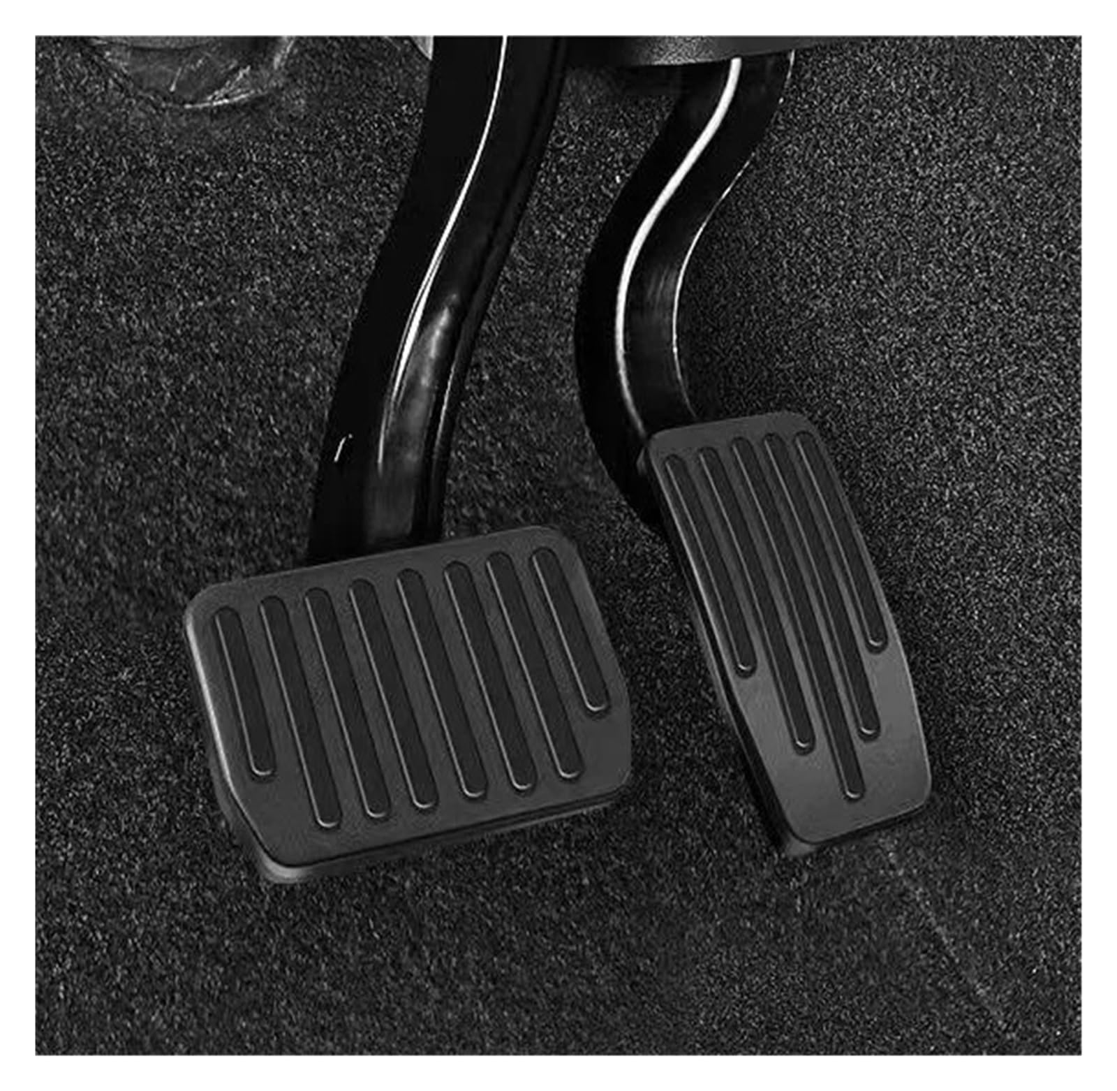 Pedalkappen Für Tesla Für Modell 3 Y Anti Slip Accelerator Bremse Rest Pedal Auto Fuß Pedal Pads Abdeckungen Pedalauflage(Schwarz) von Lspbfkq