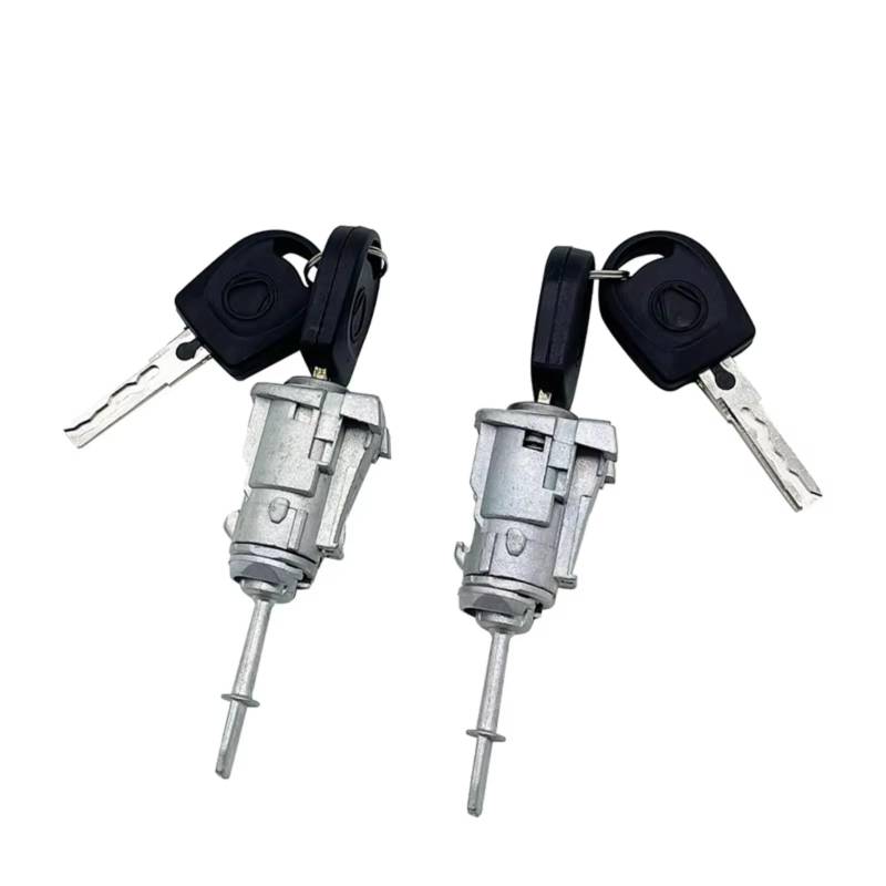 Türschloss Stellmotor Für VW Für Passat B5 3B (96-05) 3B0837167 3B0837168 2 stück Vorne Links Rechts Türschloss Zylinder Schlüssel Car Türschloss(A Pair) von Lspbfkq