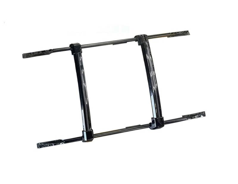 Auto Dachträger Für Toyota Für Land Für Cruiser Für Prado J250 LC250 2024 2025 4Pcs Aluminium Dachreling Racks Seite Schiene Bar Querlatte Kreuz Bar Dachgepäckträger-Querträger von Ltusgt