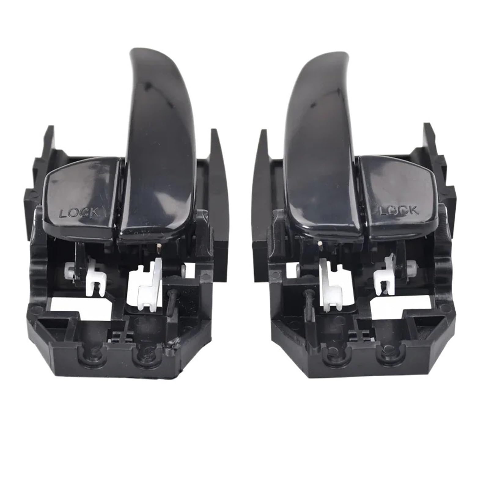 Auto Innentürgriffe Für Hyundai Für Elantra 2001-2006 Links Rechts Innen Türgriff Montage Innen Tür Griff 82610-2D010 Auto-Innentürgriff(Black 2pcs) von Ltusgt