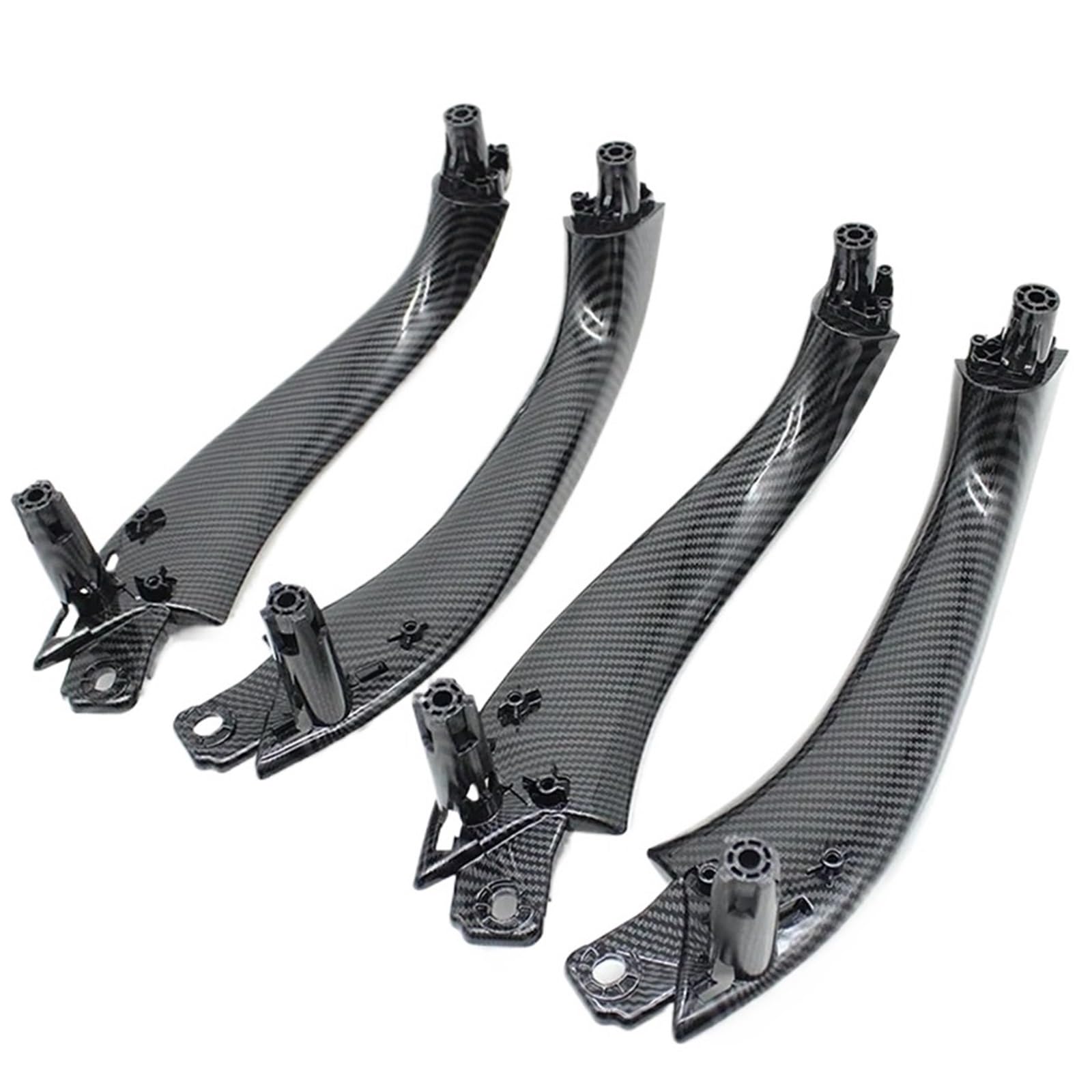 Auto Innentürgriffe Für X3 Für G01 Für G08 Für F97 2018-2022 Auto Innen Vorne Hinten Tür Links Rechts Griff Innen Griff Abdeckung Trim Auto-Innentürgriff(Carbon Fiber 4PCS) von Ltusgt