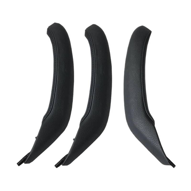 Auto Innentürgriffe Für X3 Für X4 Für F25 Für F26 2010-2016 Auto Innen Links Rechts Passagier Tür Pull Griff Leder Äußere Abdeckung Trim Auto-Innentürgriff(RHD Set Black) von Ltusgt