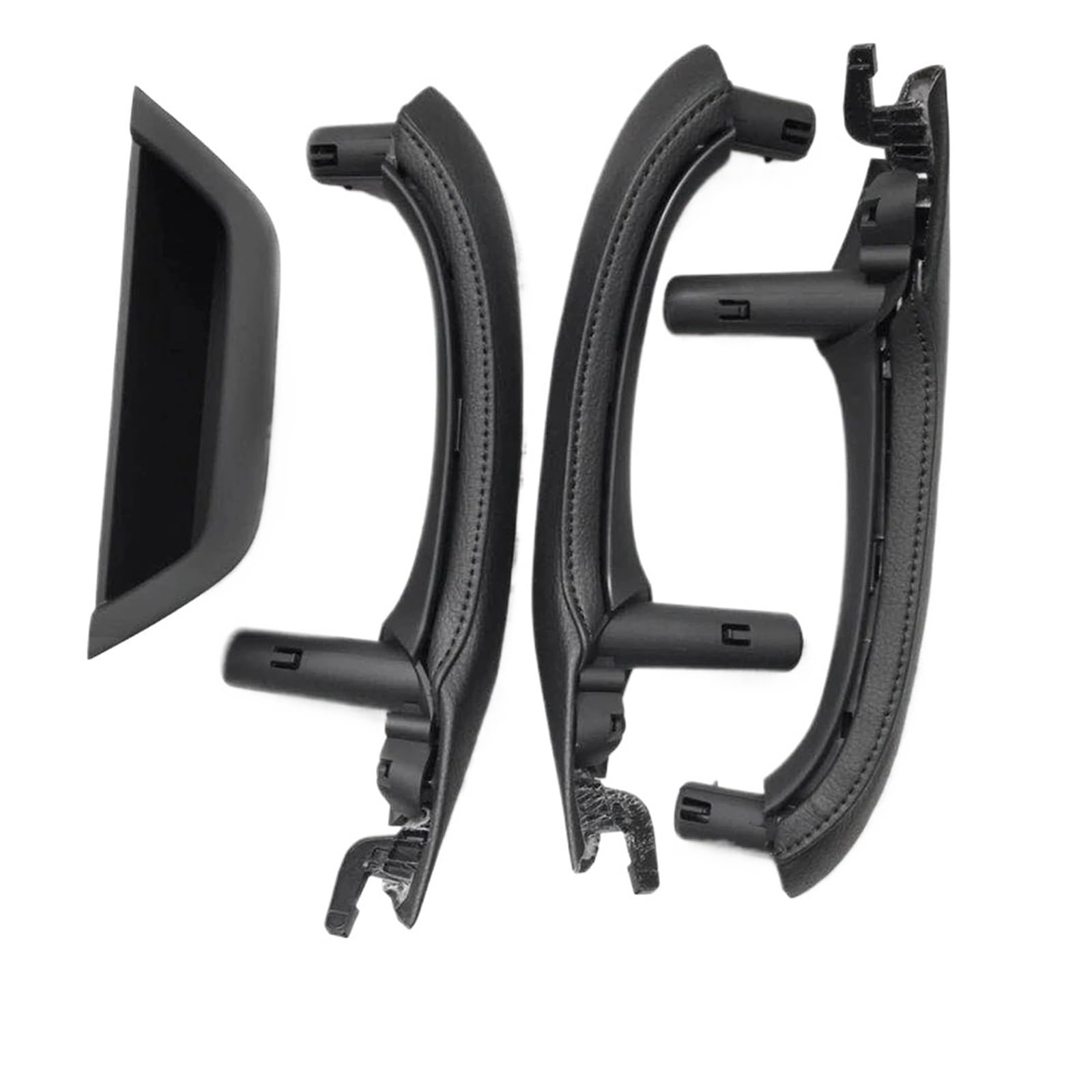 Auto Innentürgriffe Für X3 Für X4 Für F25 Für F26 2010-2016 Links Rechts Fahrer Auto Innen Tür Pull Griff Leder Abdeckung Set Ersatz Auto-Innentürgriff(LHD Set Black) von Ltusgt