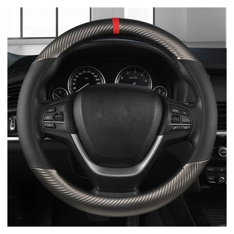 Auto Lenkradbezug Für X1 Für X2 Für X3 Für X4 E84 F84 F39 E83 F25 G01 F97 F26 G02 F98 Carbon Faser Leder Auto Lenkrad Abdeckung 38 cm Lenkradabdeckung(2) von Ltusgt