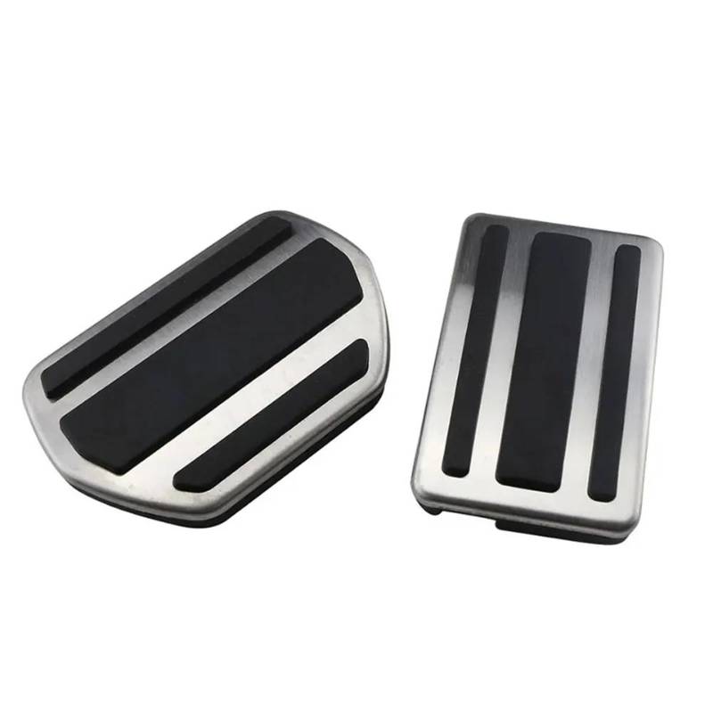 Auto Pedal Für Citroen C6 2006-2012 Edelstahl Auto Fußpedale Gas Beschleuniger Bremse rutschfeste Kein Bohren Pedal Pad Zubehör Bremse Pedalkappen(2 Pcs) von Ltusgt