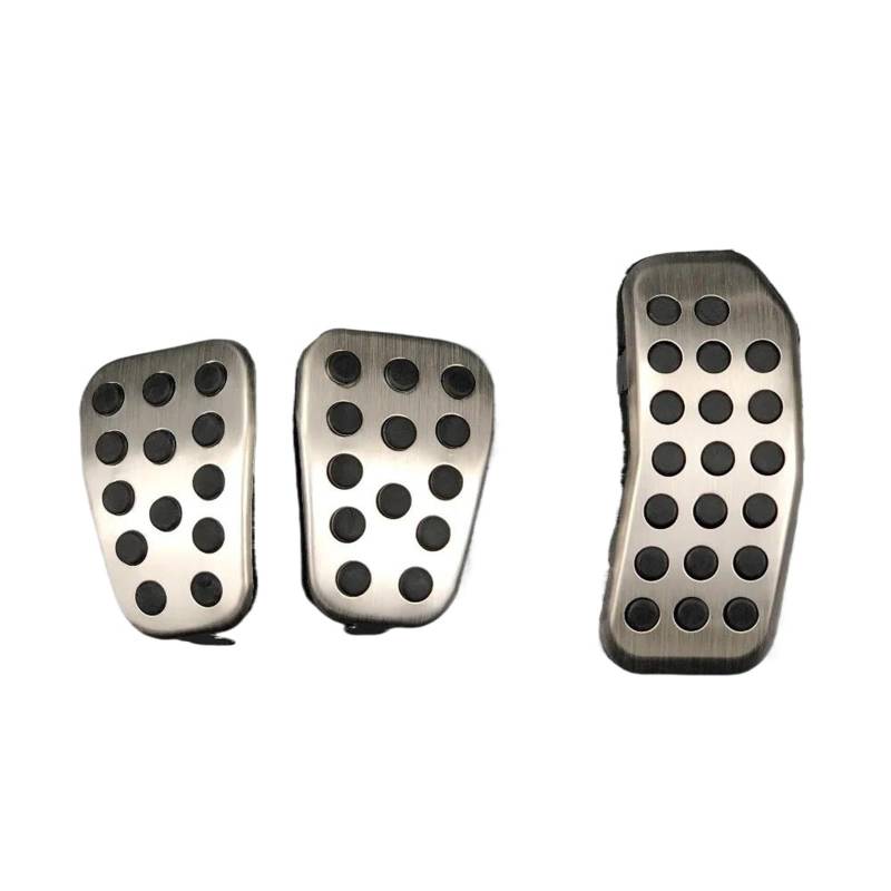 Auto Pedal Für Mazda 2 Auto Zubehör Auto Styling Bremse Kupplung Accelerator Gas Pedal Pad Abdeckungen Fall Bremse Pedalkappen(MT 3pcs) von Ltusgt