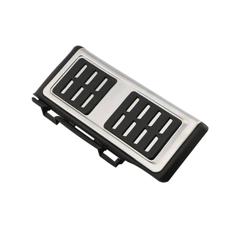 Auto Pedal Für VW Für Touran Für LHD 2016-2021 Edelstahl Auto Pedale Gas Bremse Rest Pedal Schutz Abdeckung Bremse Pedalkappen(1Pcs Rest Pedal) von Ltusgt