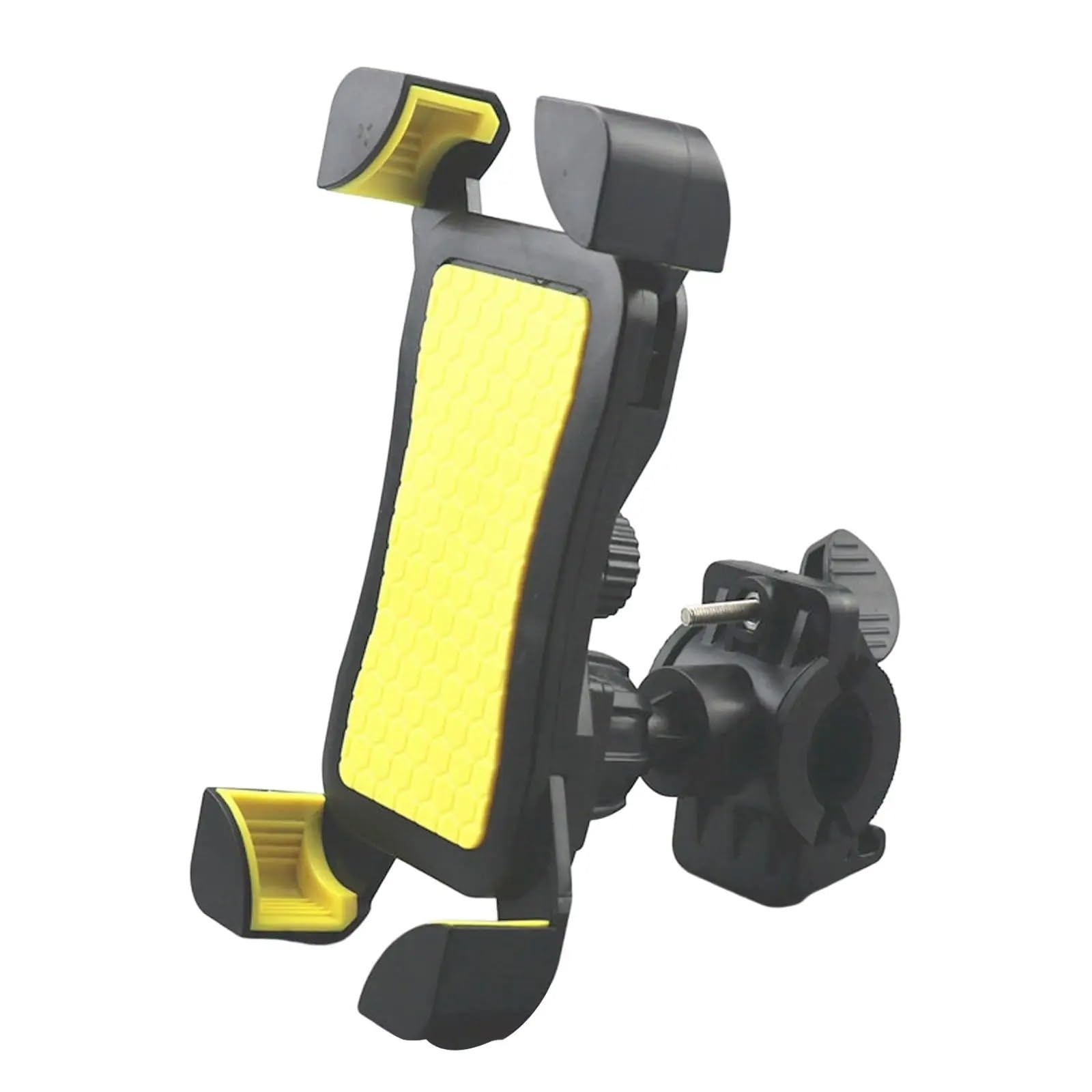 Fahrrad Handyhalterung Motorrad Lenker Telefon Halter Drehbare Für Motorrad Motorrad Externe Zubehör Handy Motorradhalterung(Yellow) von Ltusgt