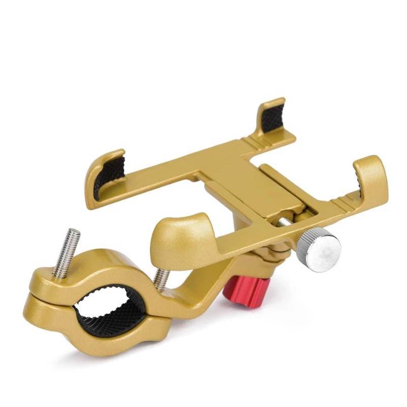 Fahrrad Handyhalterung Radfahren Handy Halter Motorrad Telefon Halter Einstellbar Universal Handy Lenker Halterung Ständer Handy Motorradhalterung(Style A Gold) von Ltusgt