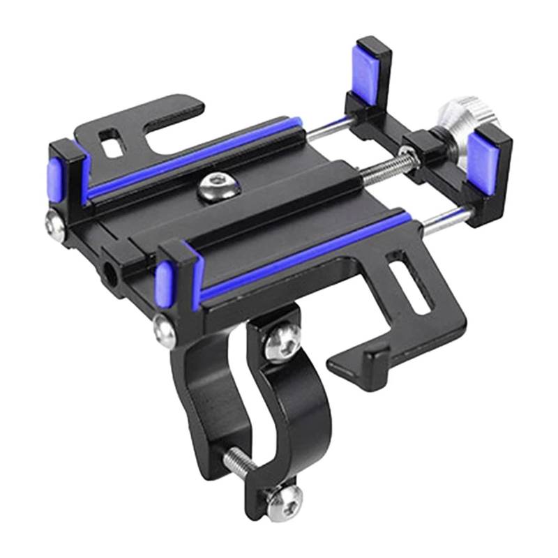 Fahrrad Handyhalterung Telefonständer Aus Aluminiumlegierung Skalierbarer -Telefonhalter 360 ° -Motorrad-Telefonhalter Elektrofahrzeug-Unterstützungshalter Handy Motorradhalterung(Blue A) von Ltusgt