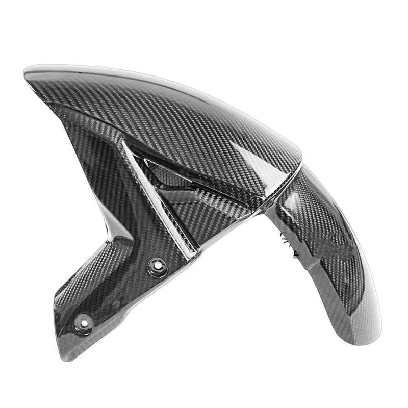 Für Kawasaki Für Ninja H2 SX Für H2R Für Z800 Für Z1000 Geändert Zubehör Verkleidung Motorrad Carbon Fiber Front Fender Kotflügel Motorrad Spritzschutz Fender Kotflügel von Ltusgt