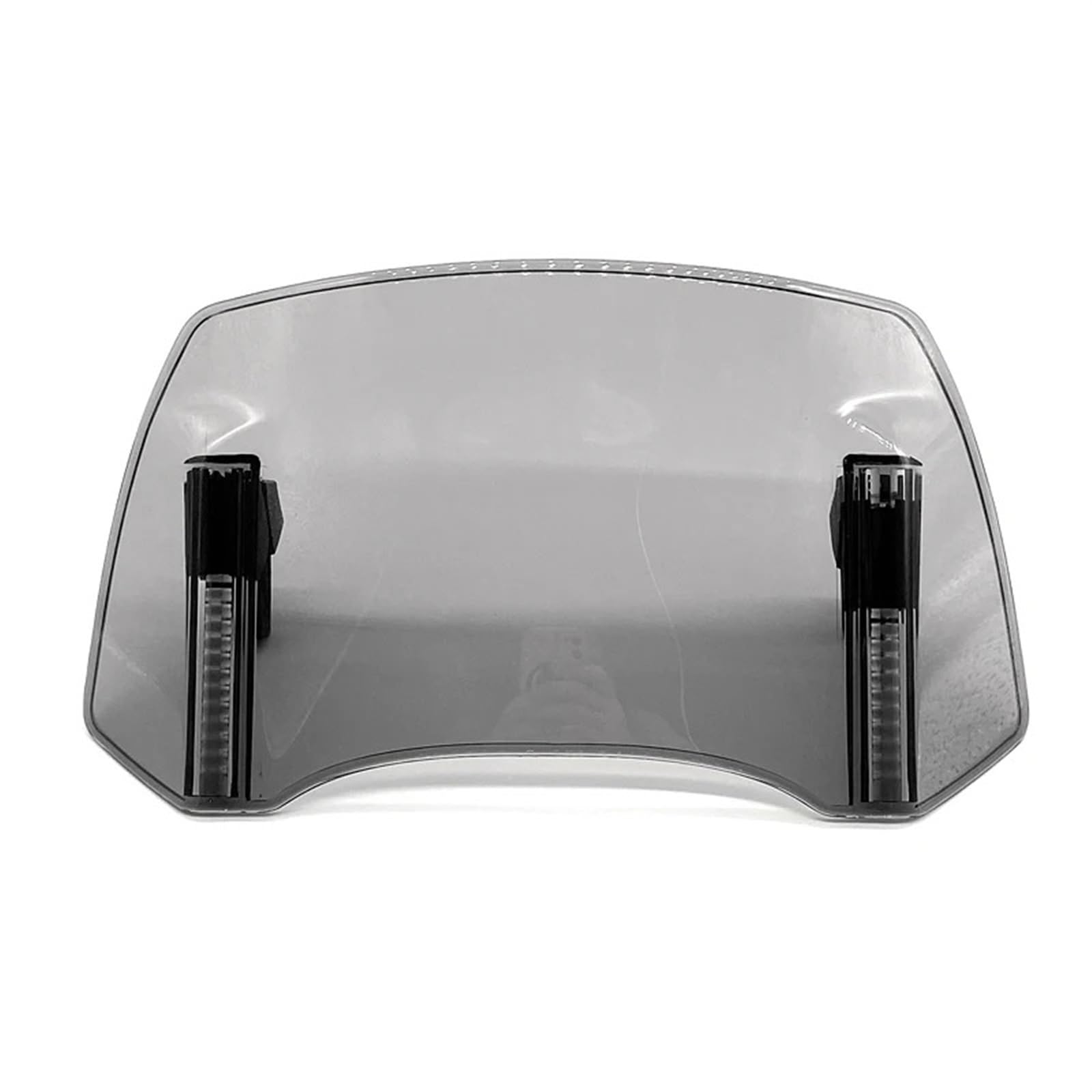 Für Kawasaki Für Suzuki Universal Motorrad Windschutzscheibenverlängerung Einstellbarer Spoiler Clamp-On Windschutzscheibenabweiser Motorrad Windschutzscheibe(Grey) von Ltusgt