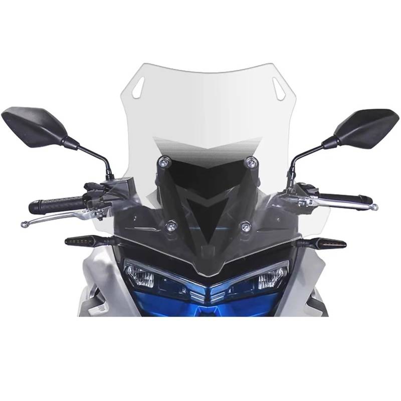 Für Loncin Für VOGE 525DSX DS525X 525 DSX 2022 2023 Windschutzscheibe Motorradzubehör Windschutzscheibe Erhöhte Höhe Motorrad Windschutzscheibe(A) von Ltusgt