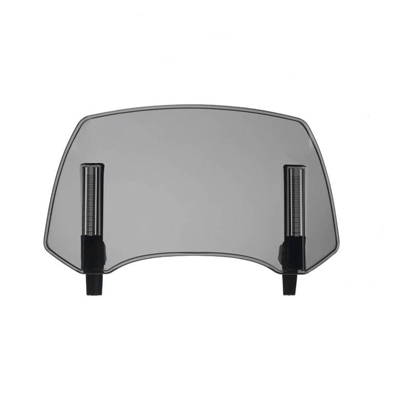 Für R1200GS F800GS Motorrad Windschutzscheibe Clamp-On Variable Universal Windschutzscheibe Spoiler Verlängerung Motorrad Windschutzscheibe(Grey) von Ltusgt