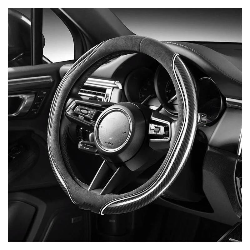 Lenkradbezug Für Dodge Für Caliber Für Journey Für Aittitude Für Caravan Auto Styling Auto Zubehör Auto Lenkrad Abdeckung Lenkradabdeckung(White) von Ltusgt