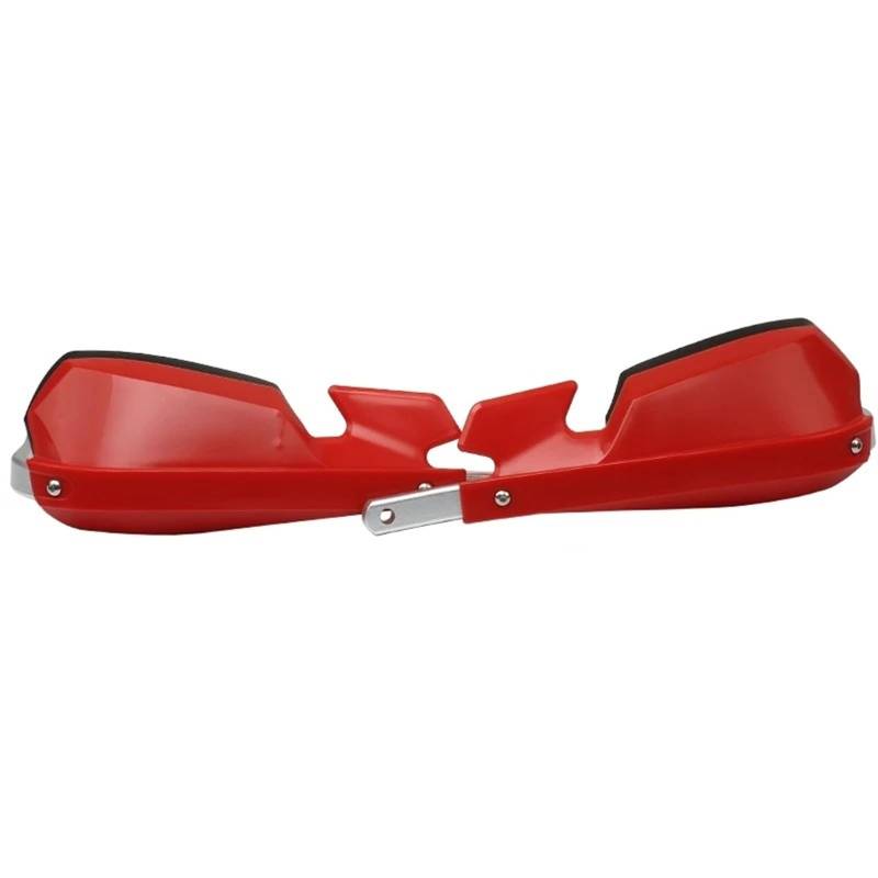 Motorrad Handschützer Für CVT-Lenker 22/28 MM Handbarschutz Motorrad-Handschutz Handschutz Windschutzscheibenhalterung Luftabweiserschild Lenker Handschutz(Red) von Ltusgt