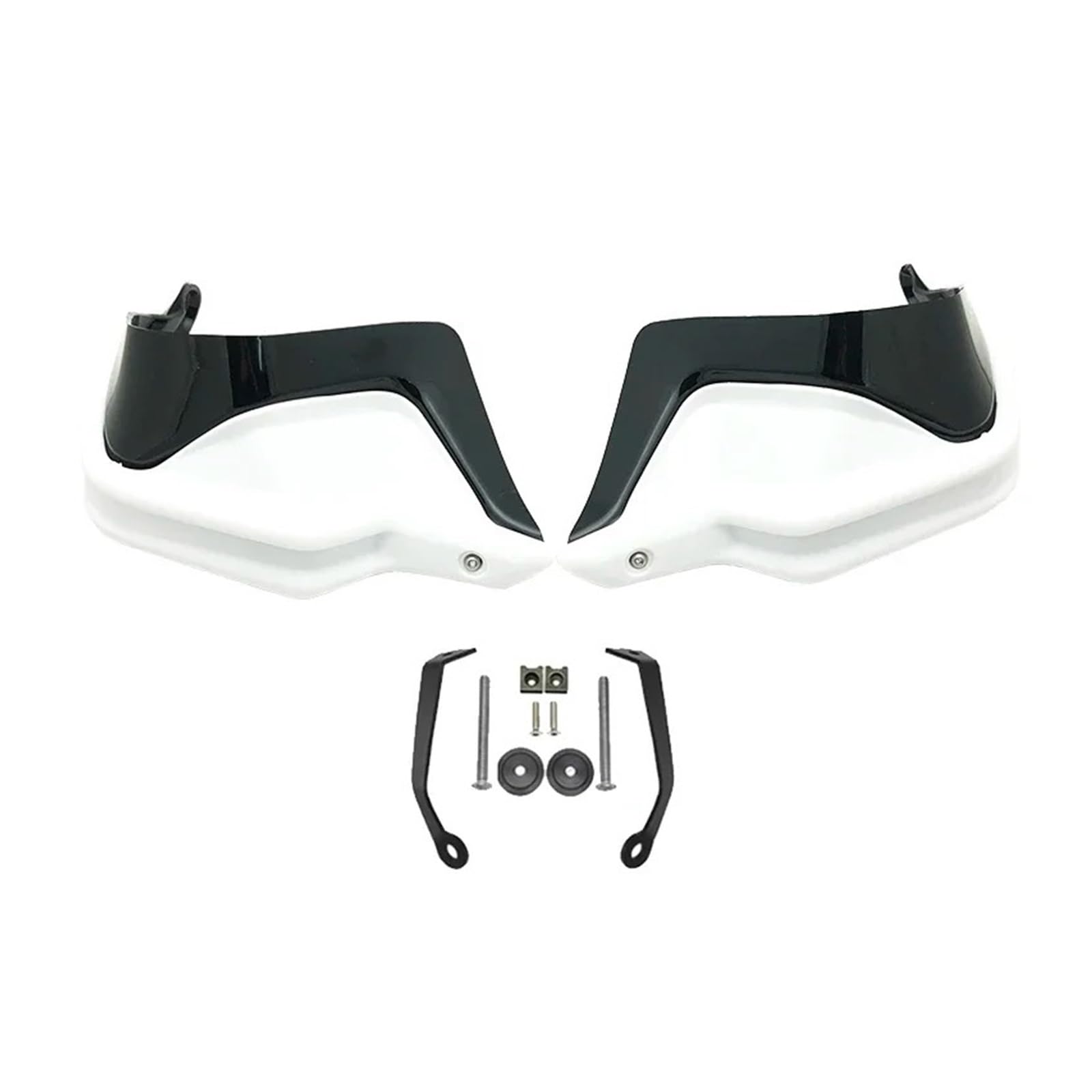 Motorrad-Handschützer Für NT1100 2022 2023 Handschutz Motorrad Handprotektoren Lenker Wachen Windschutzscheibe Motorrad Handschutz Griffschutz(White Black Set) von Ltusgt