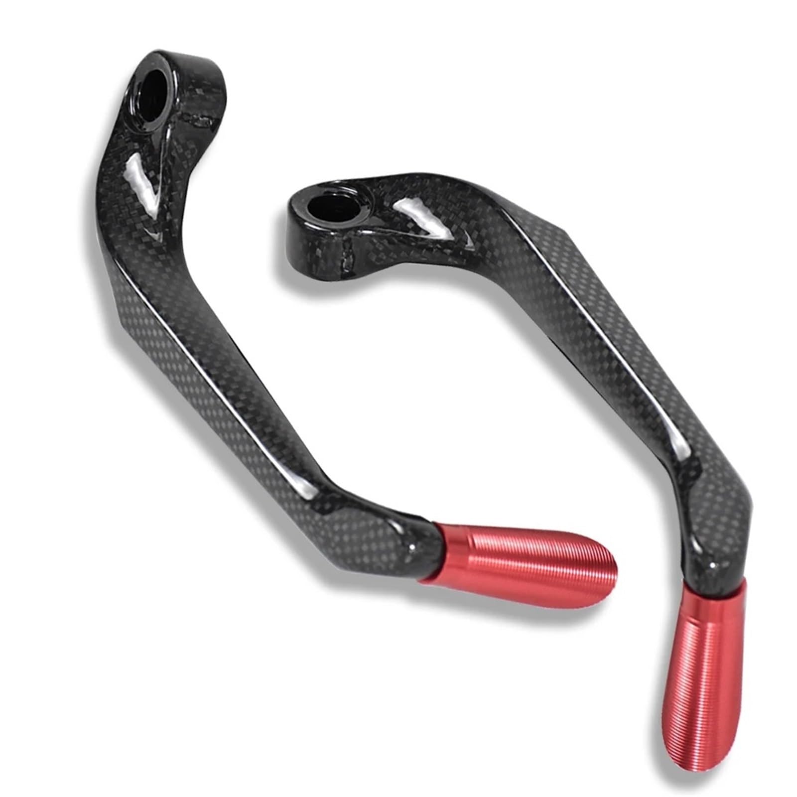 Motorrad Handschützer Für TMAX530 Für TMAX560 2012-2023 Motorradzubehör Carbon Fiber Bogenschutz Bremskupplung Handschutz Schutz Lenker Handschutz(Red) von Ltusgt