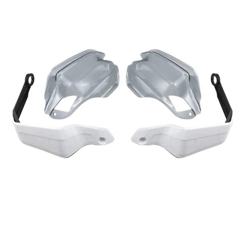 Motorrad Handschützer Für Transalp XL 750 XL750 2023-2024 Motorrad Handprotektor Extensions Zubehör Handschutz Deflektoren Windschutzscheibe Stück Lenker Handschutz(Set A - White Grey) von Ltusgt