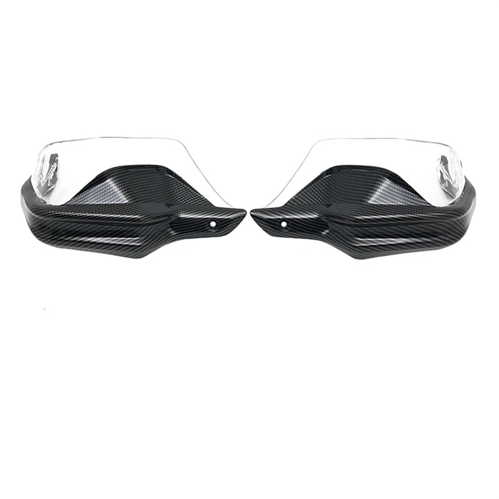 Motorrad Handschützer Für VOGE 650DS 650 DS 500DS 300DS 500R Handschutz Bremskupplungshebel Schutz Motorrad Handschutz Schild Windschutzscheibe Lenker Handschutz(Carbon Clear Set) von Ltusgt