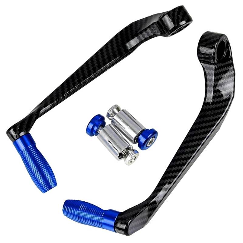 Motorrad Handschützer Für Z 400 650 750 800 900 1000 Für Z400 Z800 Z1000 Motorrad 22mm Bremse Kupplung Hebel Lenker Griff Schutz Abdeckung Protector Lenker Handschutz(Blue) von Ltusgt