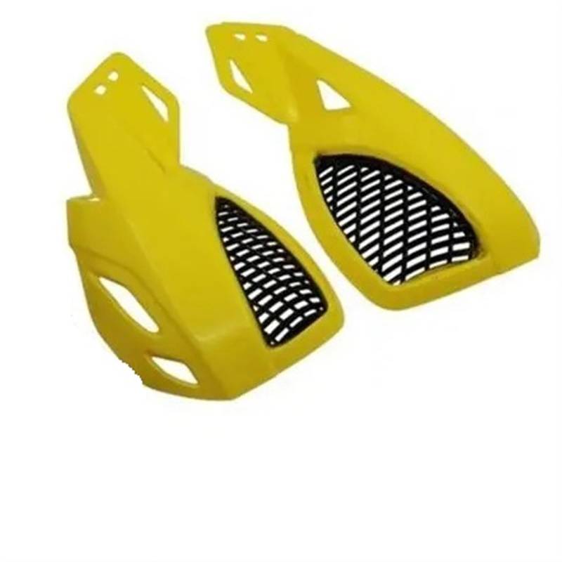 Motorrad Handschützer Universal Motorrad ATV Lenker Handschutz Schutzhülle 2 Teile/Satz 7/8 Zoll Lenker Handschutz(Yellow) von Ltusgt