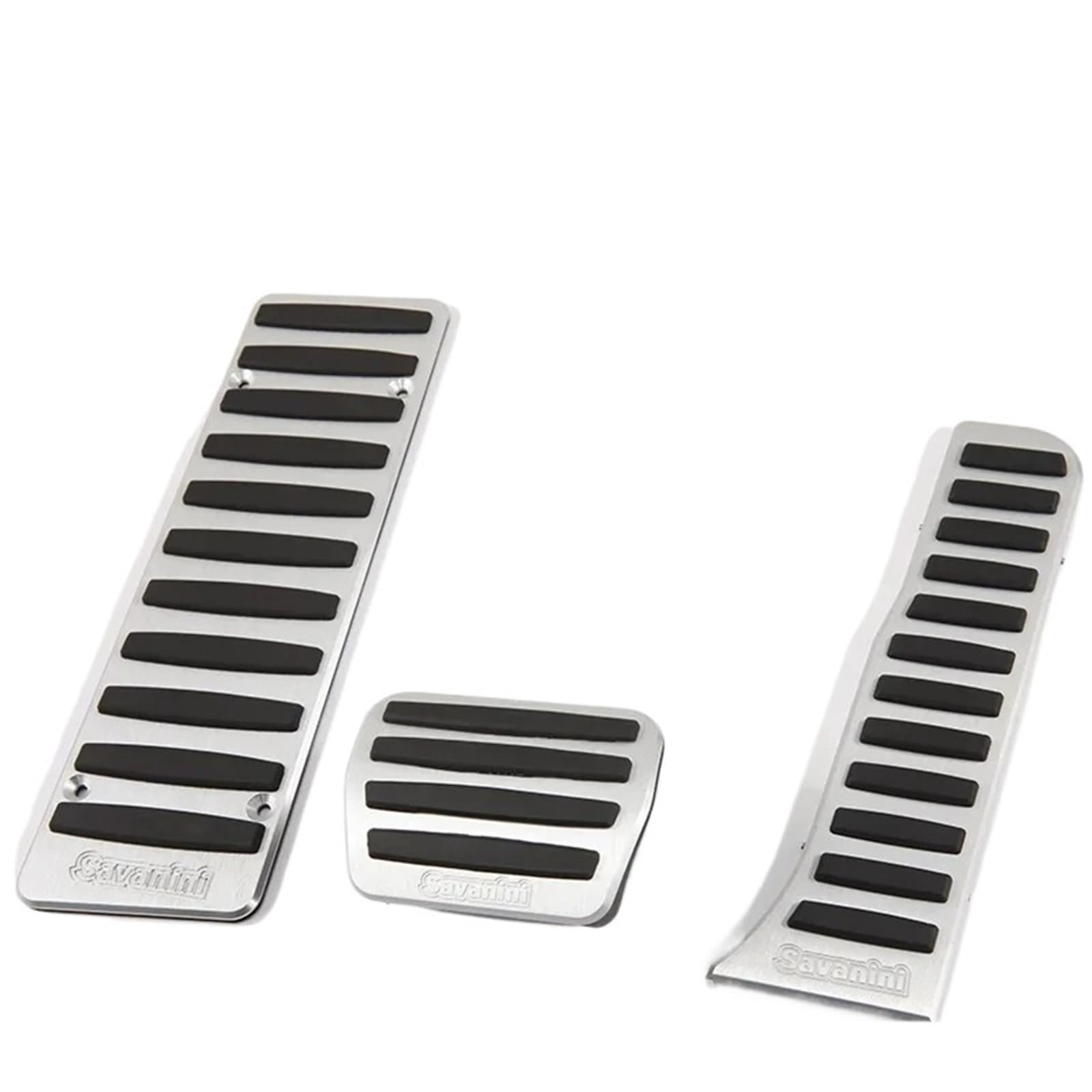 Pedalsatz Fußpedal Für Q3 at Aluminium rutschfeste Auto Styling Pedalabdeckung Gaspedal Kupplung Pedal Abdeckung LS Auto Auto Pedal Pads Abdeckung Bremspedal Gaspedal Fußstütze(3 pcs for at) von Ltusgt