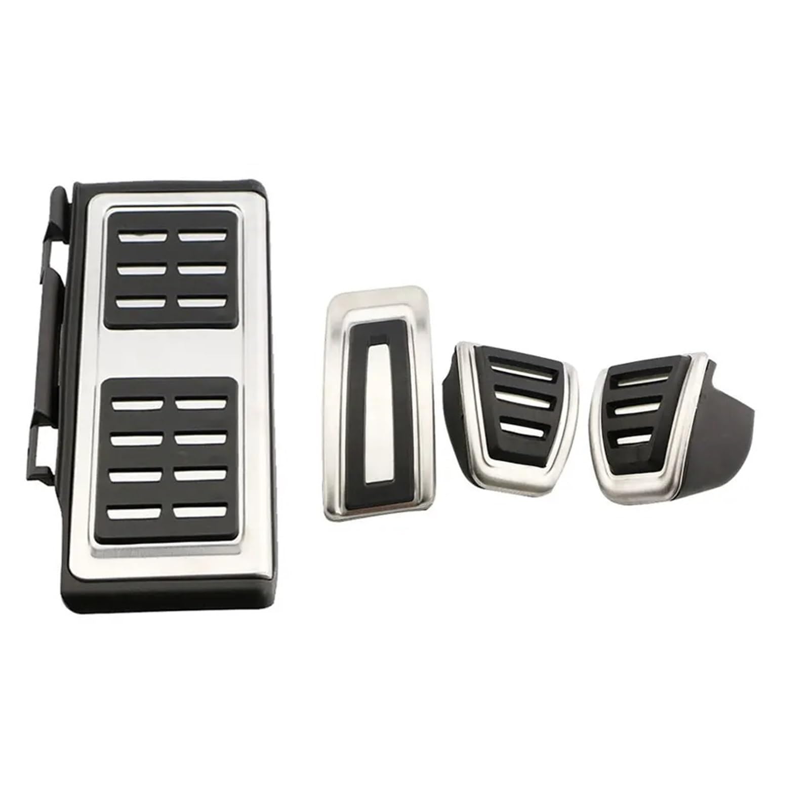 Pedalsatz Fußpedal Für VW Für Golf 8 Mk8 VIII 2019 2020 2021 2022 2023 Edelstahl Auto Pedale Gaspedal Bremse Fuß Rest Pedal Abdeckung ZU Bremspedal Gaspedal Fußstütze(4 pcs) von Ltusgt