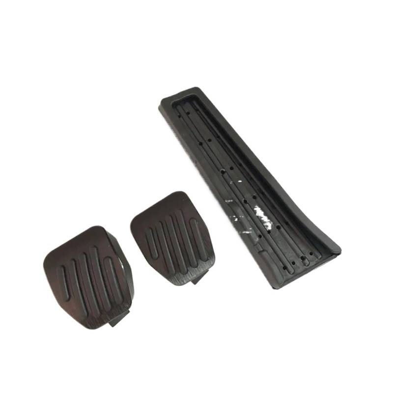 Pedalsatz Fußpedal Für X5 Für X6 E53 E70 E71 E72 F15 F16 Accelerator Gas Brems Fußstütze Pedal Abdeckung Pad Auto-Styling Zubehör Bremspedal Gaspedal Fußstütze(Black 3pcs for MT) von Ltusgt