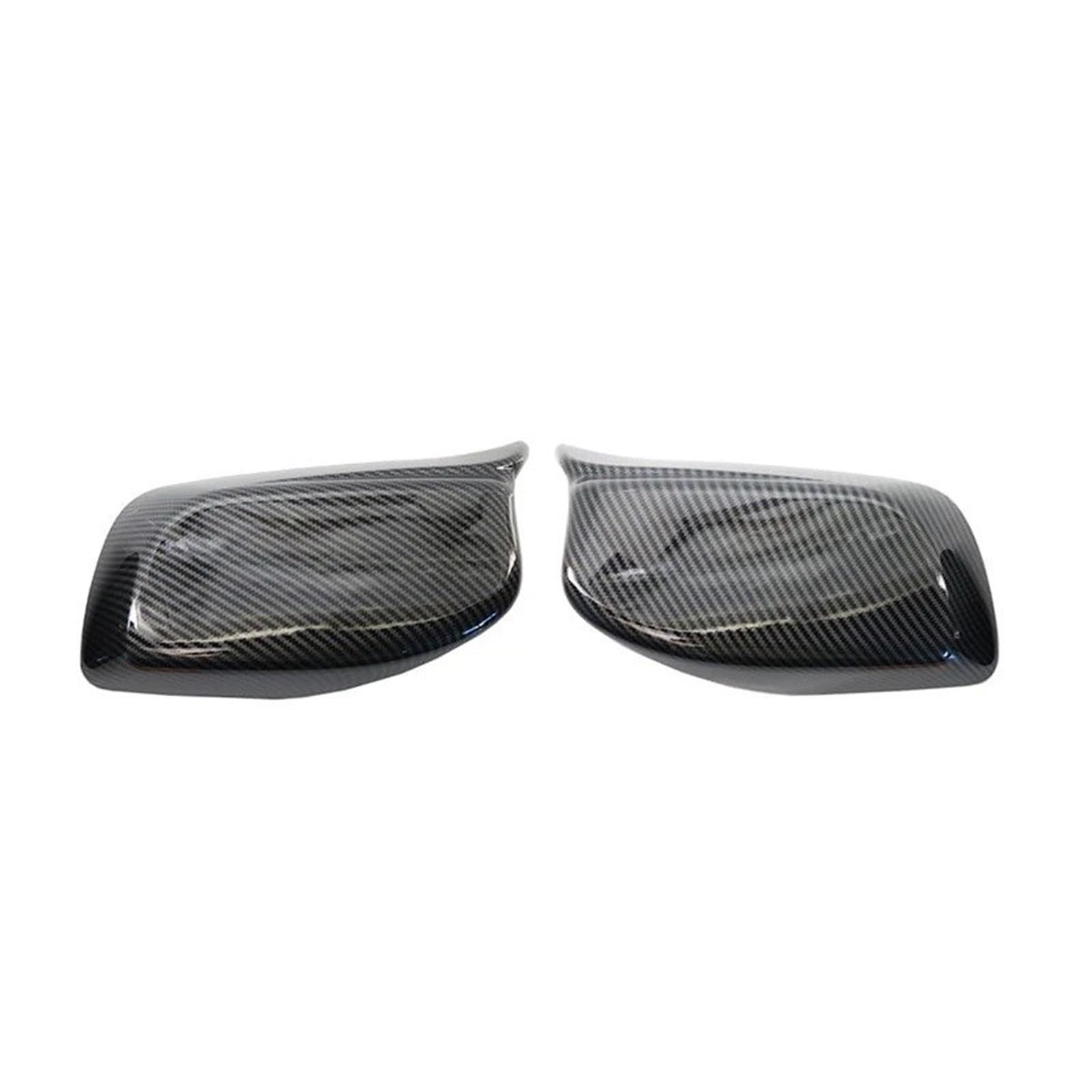 Rückspiegelkappe Für E60 Für E61 Für E63 Für E64 2003-2008 Rückspiegel Abdeckung Kappe Carbon Faser/schwarz Außenspiegel Spiegelkappen(Carbon One Pair) von Ltusgt