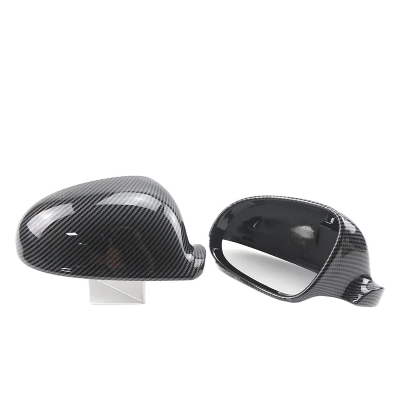 Rückspiegelkappe Für Golf 5 Für MK5 2003-2008 Rückspiegel Abdeckungen Kappe Schwarz Carbon Look Außenspiegel Spiegelkappen(Carbon Fiber Look) von Ltusgt