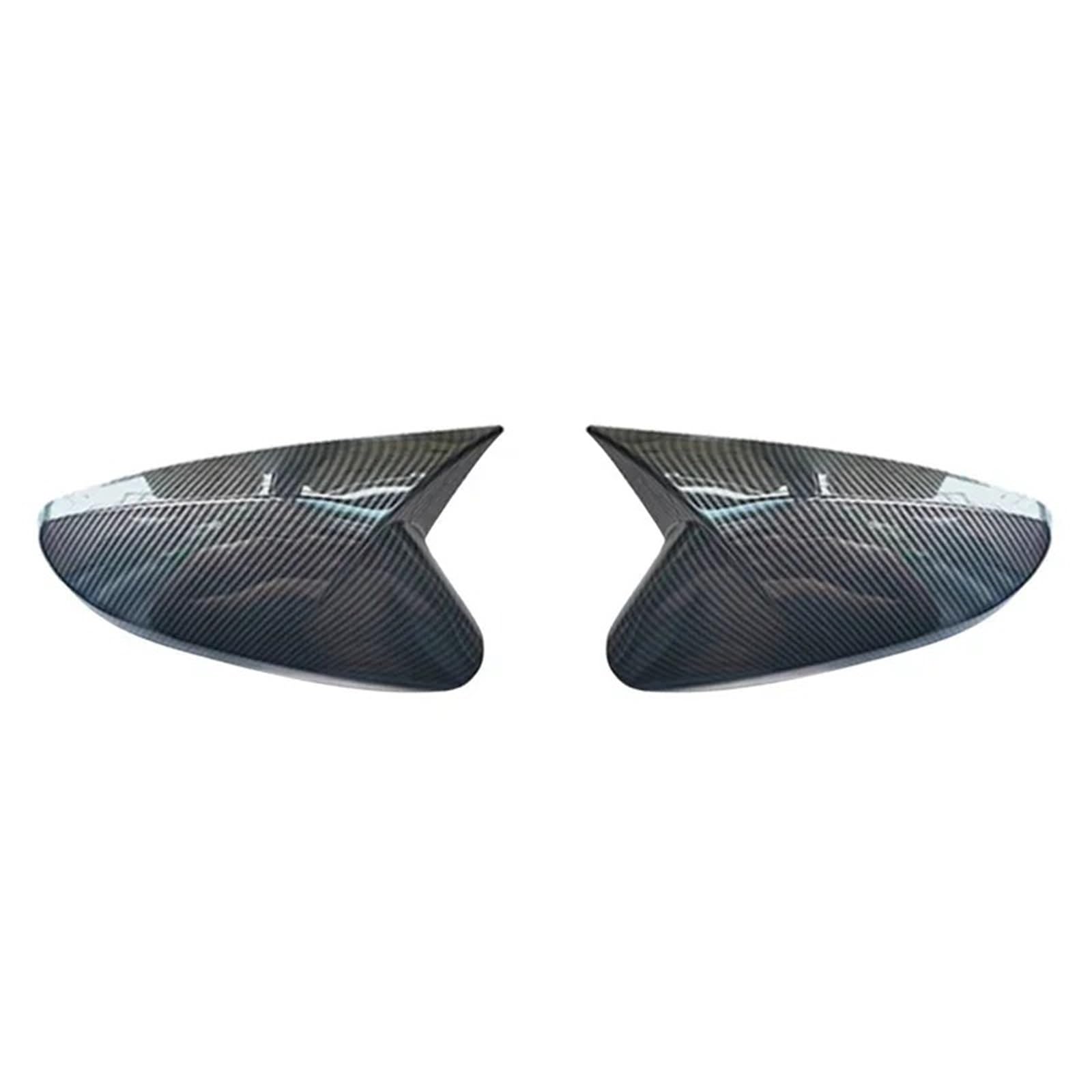 Rückspiegelkappe Für Hyundai Für Elantra 2012-2018 Rückspiegel Schutzhülle Chrom Carbon Faser Dekorative Horn Abdeckung Außen Außenspiegel Spiegelkappen(Carbon Fiber Pattern) von Ltusgt