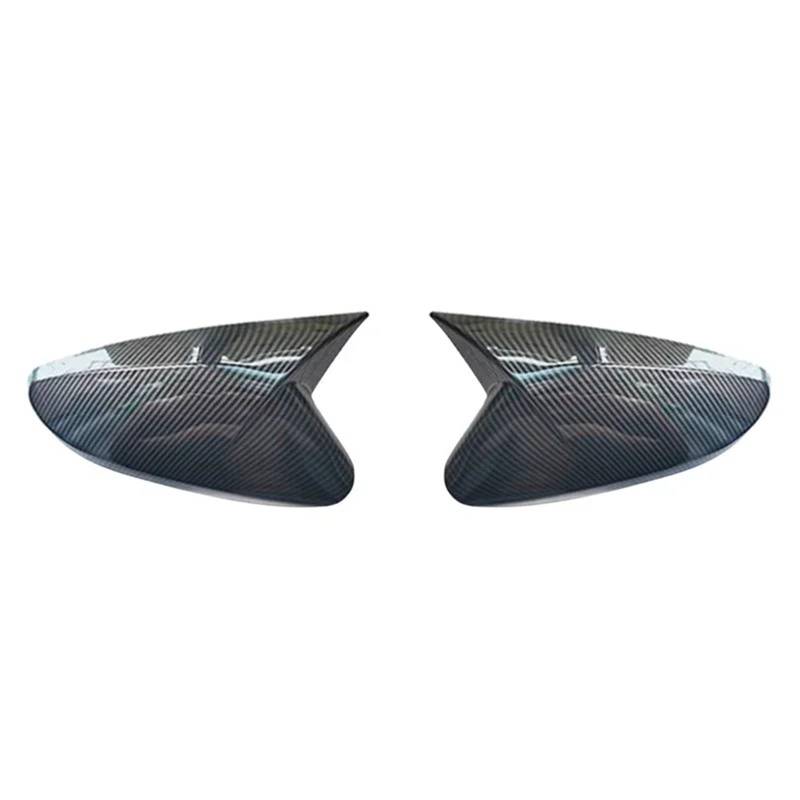 Rückspiegelkappe Für Hyundai Für Elantra 2012-2018 Rückspiegel Schutzhülle Chrom Carbon Faser Dekorative Horn Abdeckung Außen Außenspiegel Spiegelkappen(Carbon Fiber Pattern) von Ltusgt